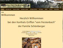 Tablet Screenshot of griffon-vom-feistenbach.com